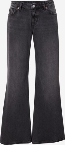 Monki Wide leg Jeans in Black: front