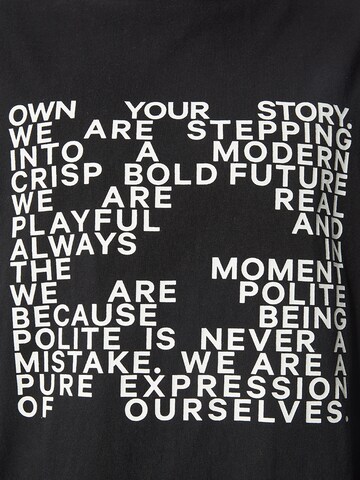 Tricou 'Henry' de la Young Poets pe negru