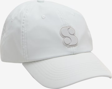 s.Oliver Cap in White: front