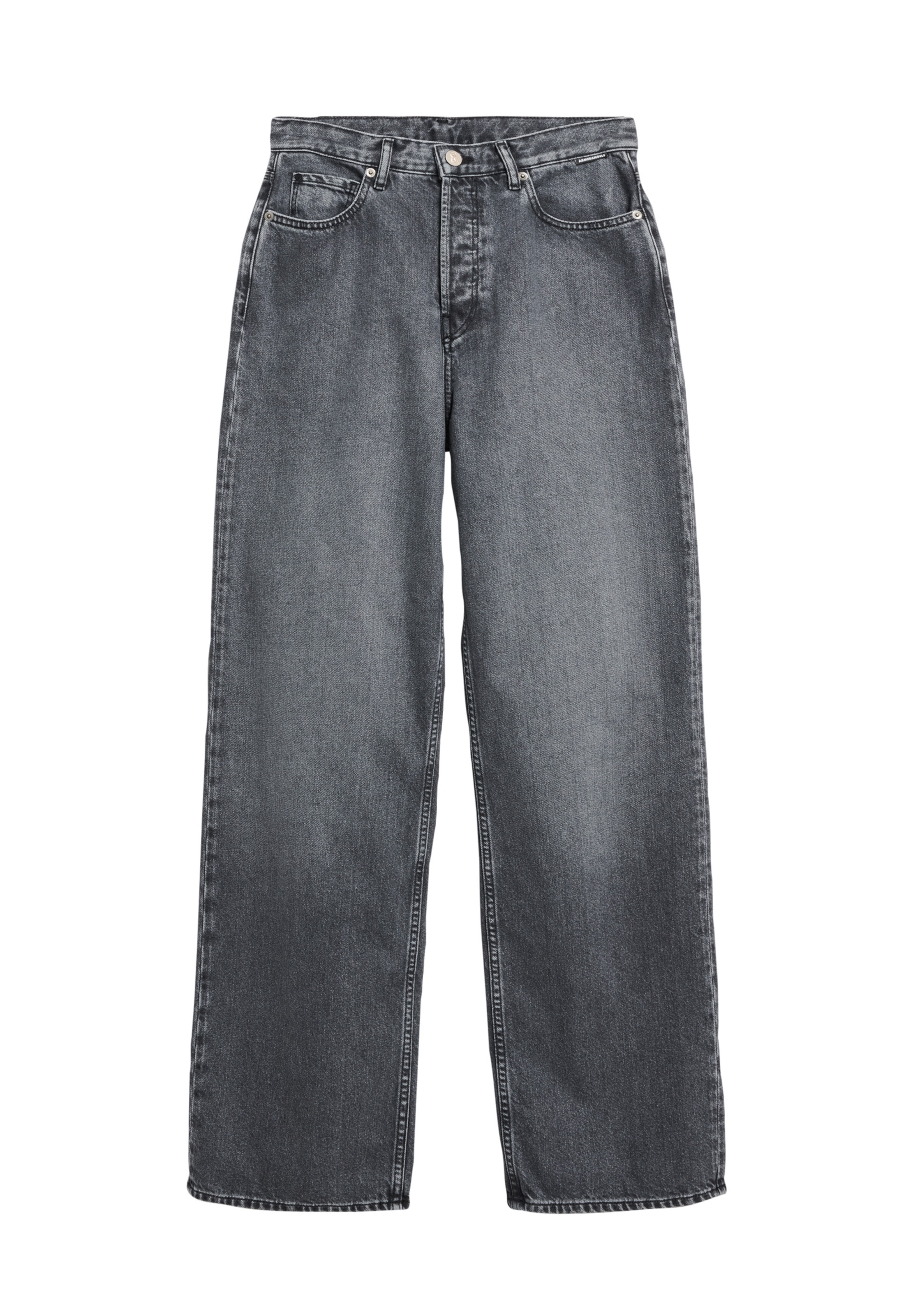 ARMEDANGELS Laiad sääred Teksapüksid 'ENIJAA', värv hall: eest vaates