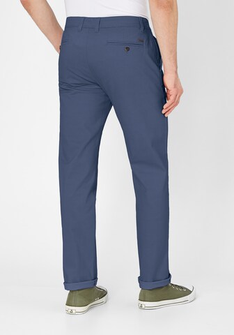 REDPOINT Slimfit Chinohose in Blau