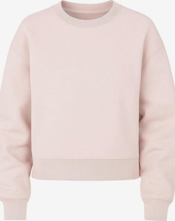 Pull-over oversize 'CozyEssential Sweater' fashionshowcase en rose : devant