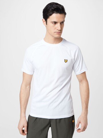 Lyle & Scott T-Shirt in Weiß: predná strana