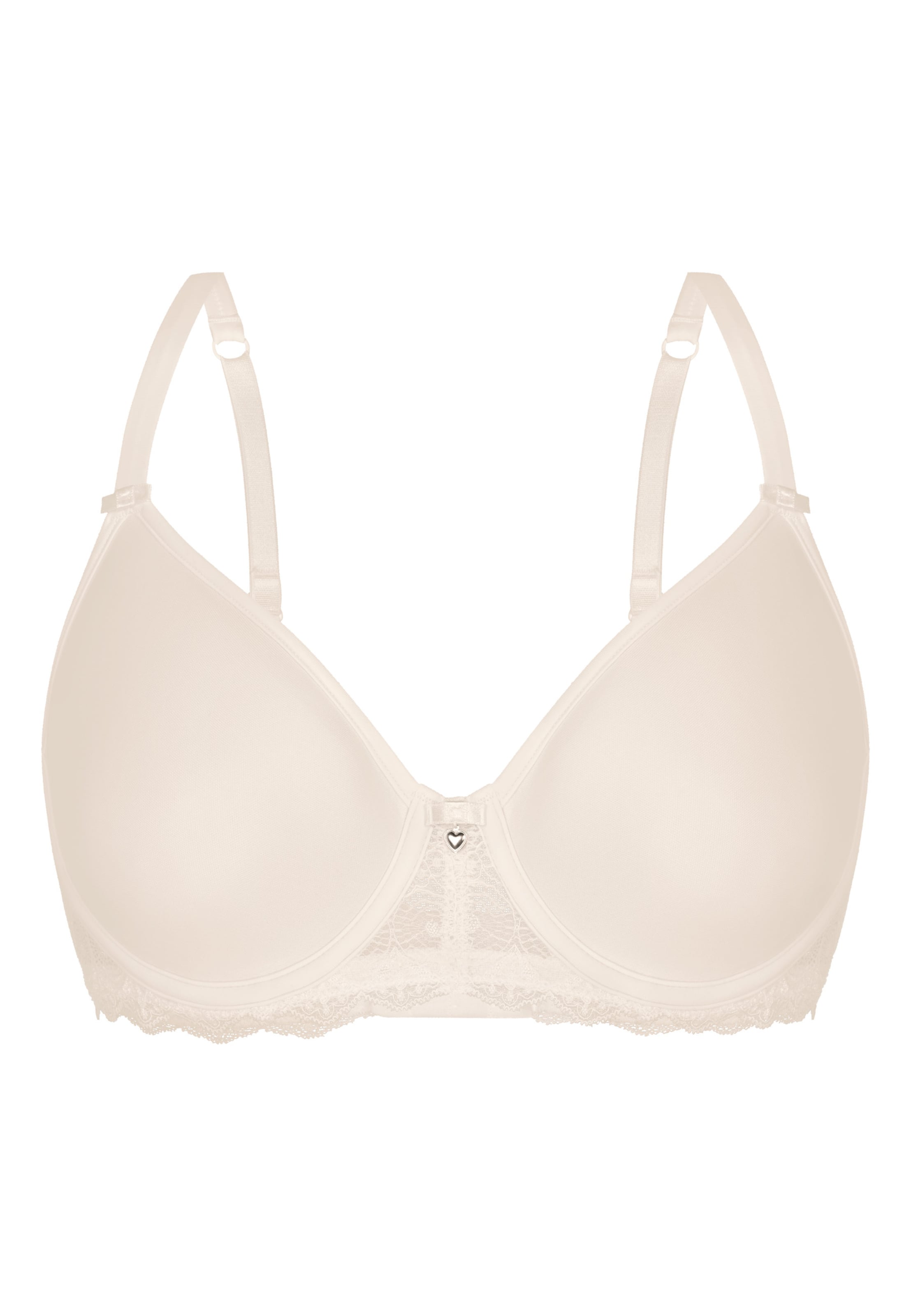 sassa T-Shirt BH 'Sensual Beauty' in Beige: Vorderseite