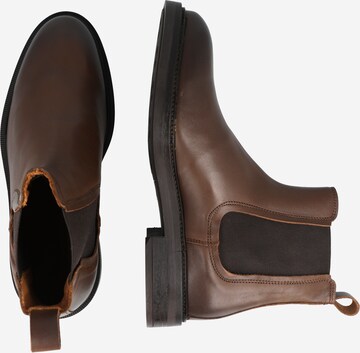 Hackett London - Botas chelsea em castanho