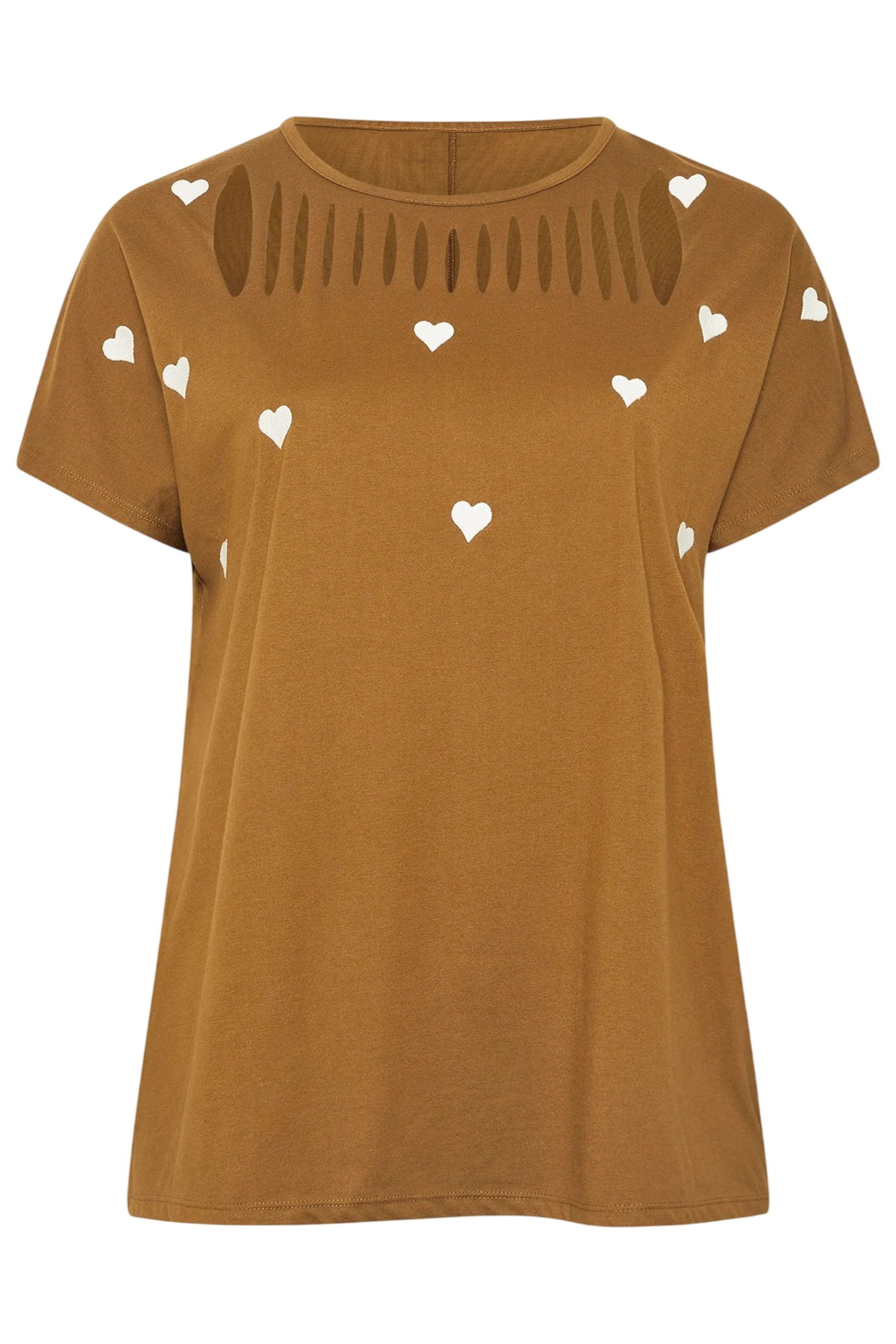 Shape Of You Shirt in Brown: front