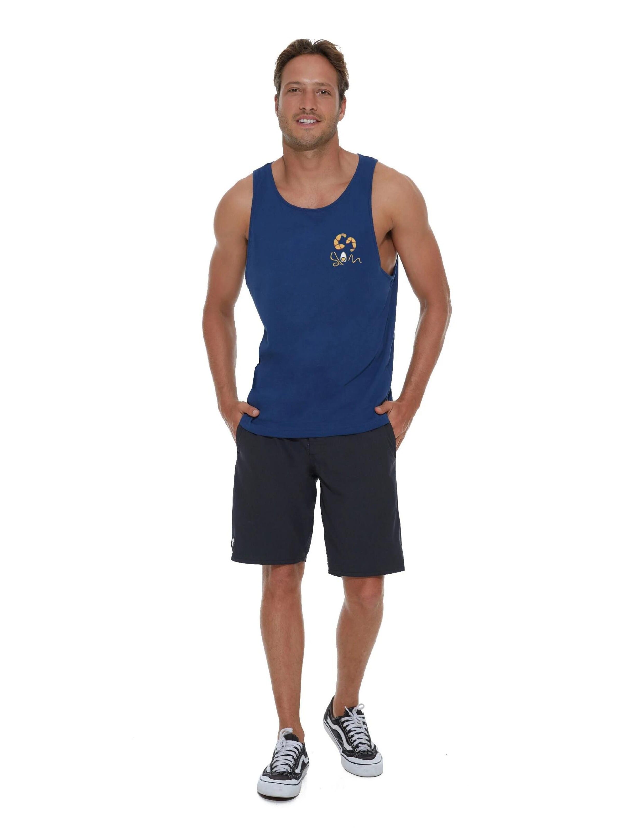 69Slam - Camiseta 'CAMISETA LOOSE FIT ROMAN NOODLE' en azul: frente