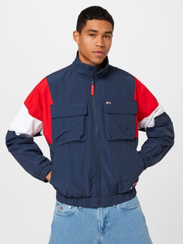 Tommy Jeans Between-Season Jacket 'Archive' in Blue: front