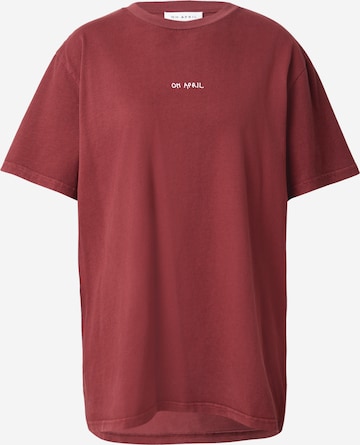 OH APRILMajica 'Own Magic' - crvena boja: prednji dio