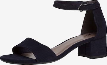 TAMARIS Strap sandal in Blue: front