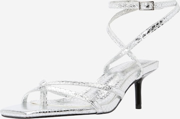 sudrabs TOPSHOP Siksniņsandales 'Imogen': no priekšpuses