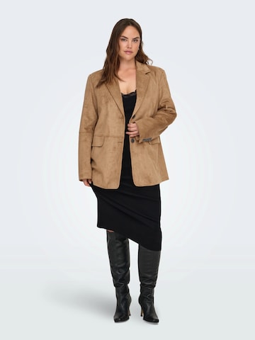 ONLY Carmakoma Prehodna jakna 'CARTULIP' | rjava barva