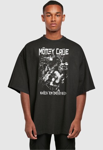 Merchcode Shirt 'Motley Crue - Knock Em Dead' in Zwart: voorkant
