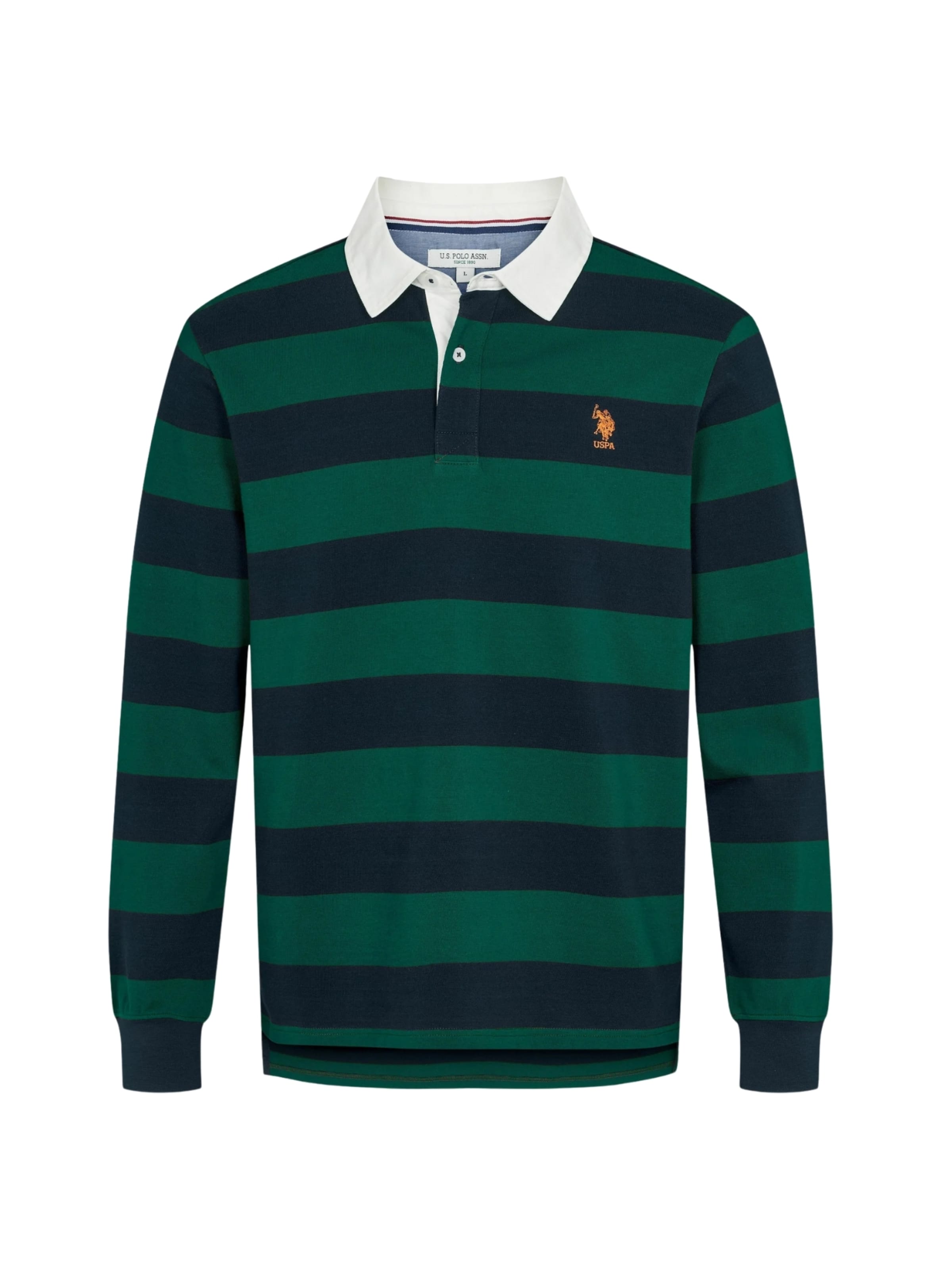 U.S. POLO ASSN. Regular fit Shirt 'Tarik' in Groen: voorkant