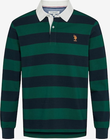 U.S. POLO ASSN. Regular fit Shirt 'Tarik' in Groen: voorkant