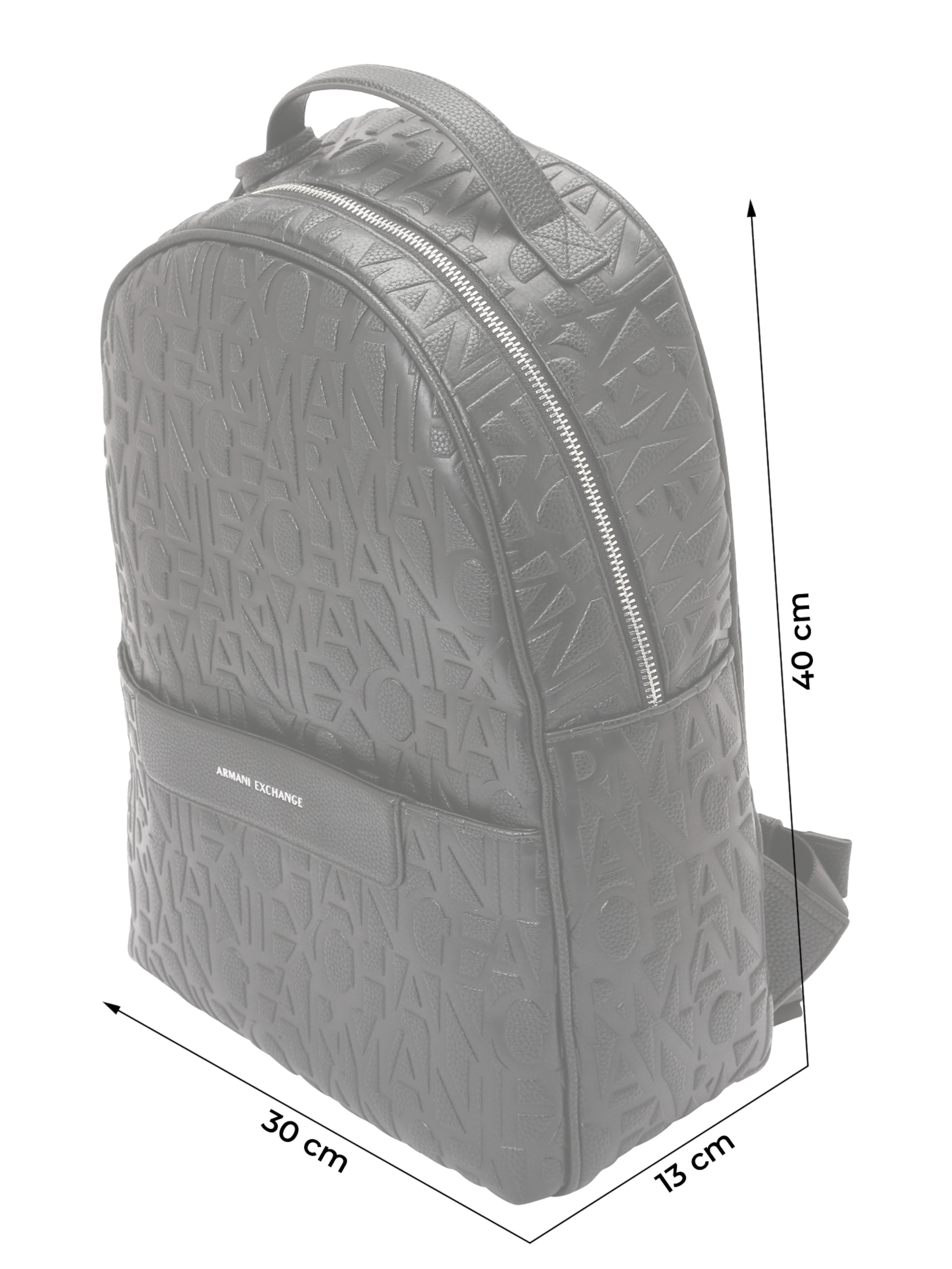 Zaino 'Liz Pebble' di ARMANI EXCHANGE in nero