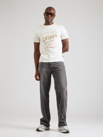 Key Largo T-Shirt 'NEVER LOOK BACK' in Weiß
