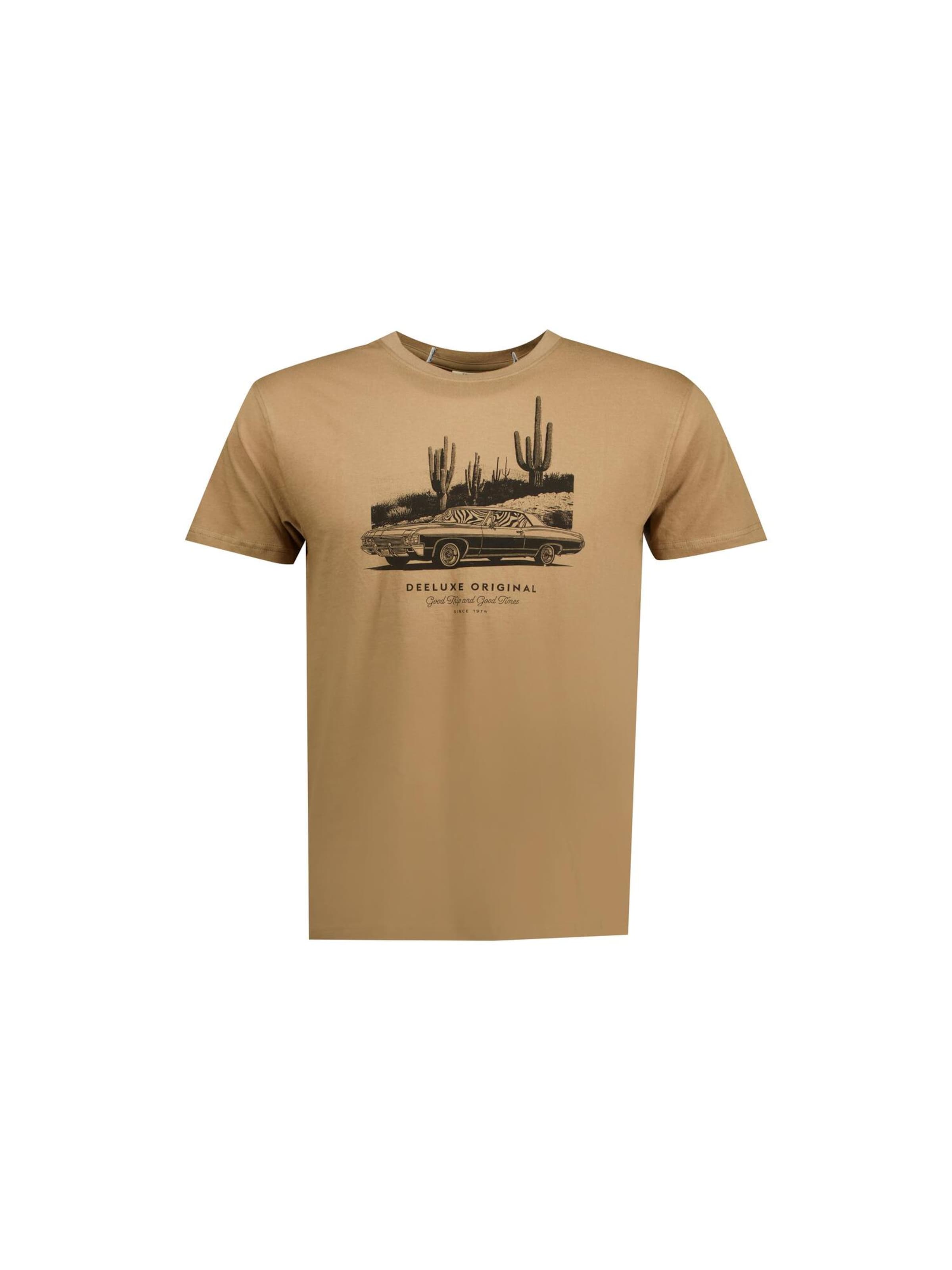 Deeluxe Shirt ' SIROCCO ' in Bruin: voorkant