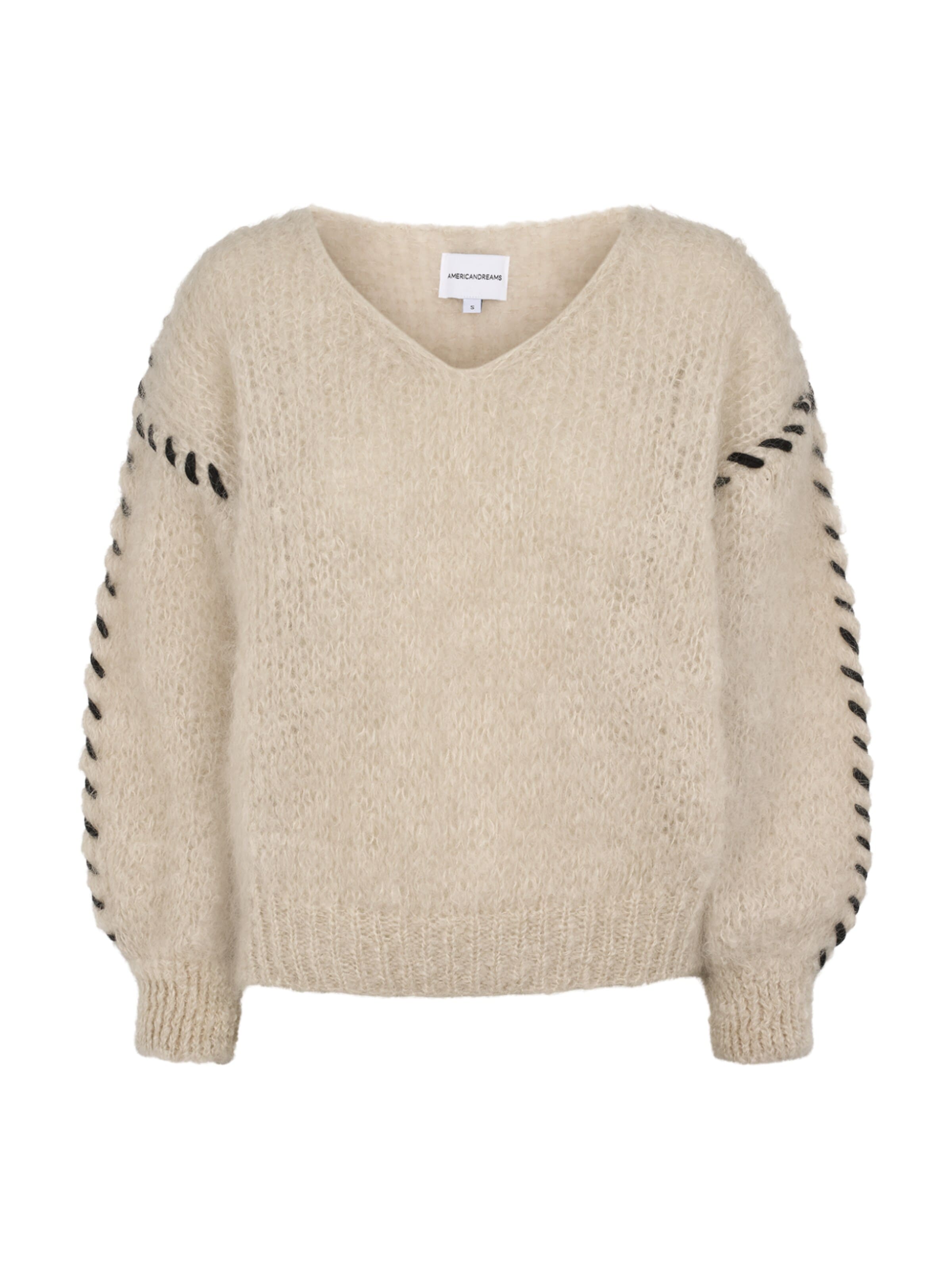 americandreams Sweater 'Milana' in Beige: front
