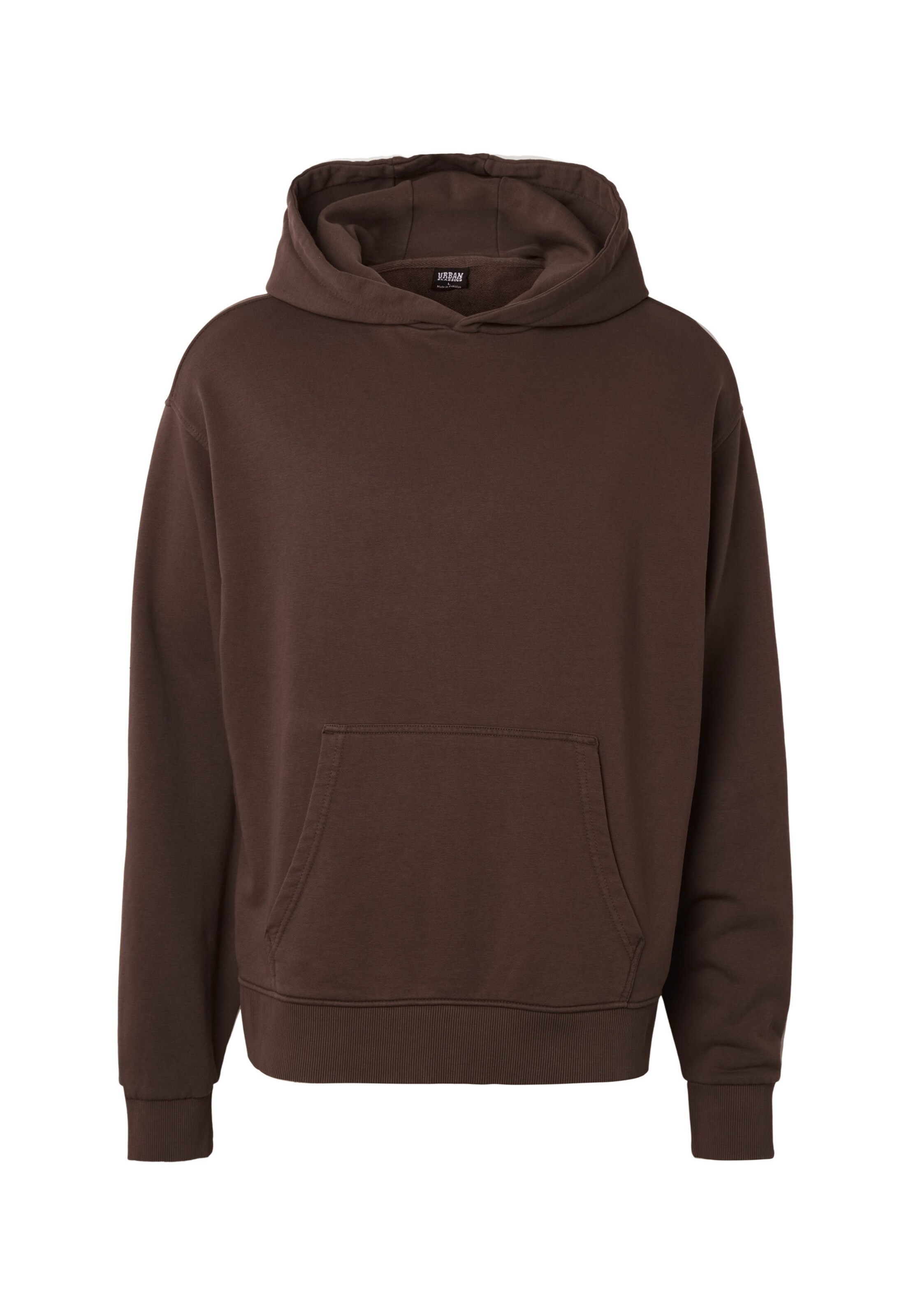 Urban Classics - Sweatshirt em castanho: frente