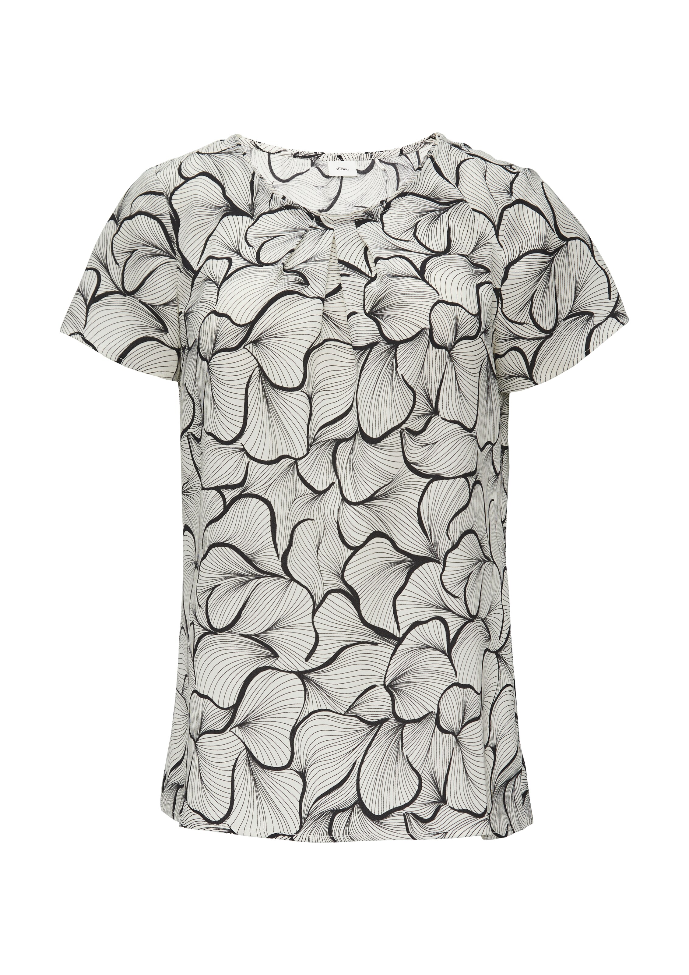 s.Oliver BLACK LABEL Bluse in Weiß: Vorderseite