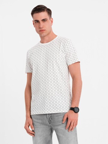 Ombre Shirt in Wit
