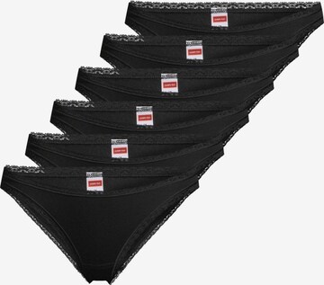CON-TA Slip 'Modal' in Schwarz: Vorderseite