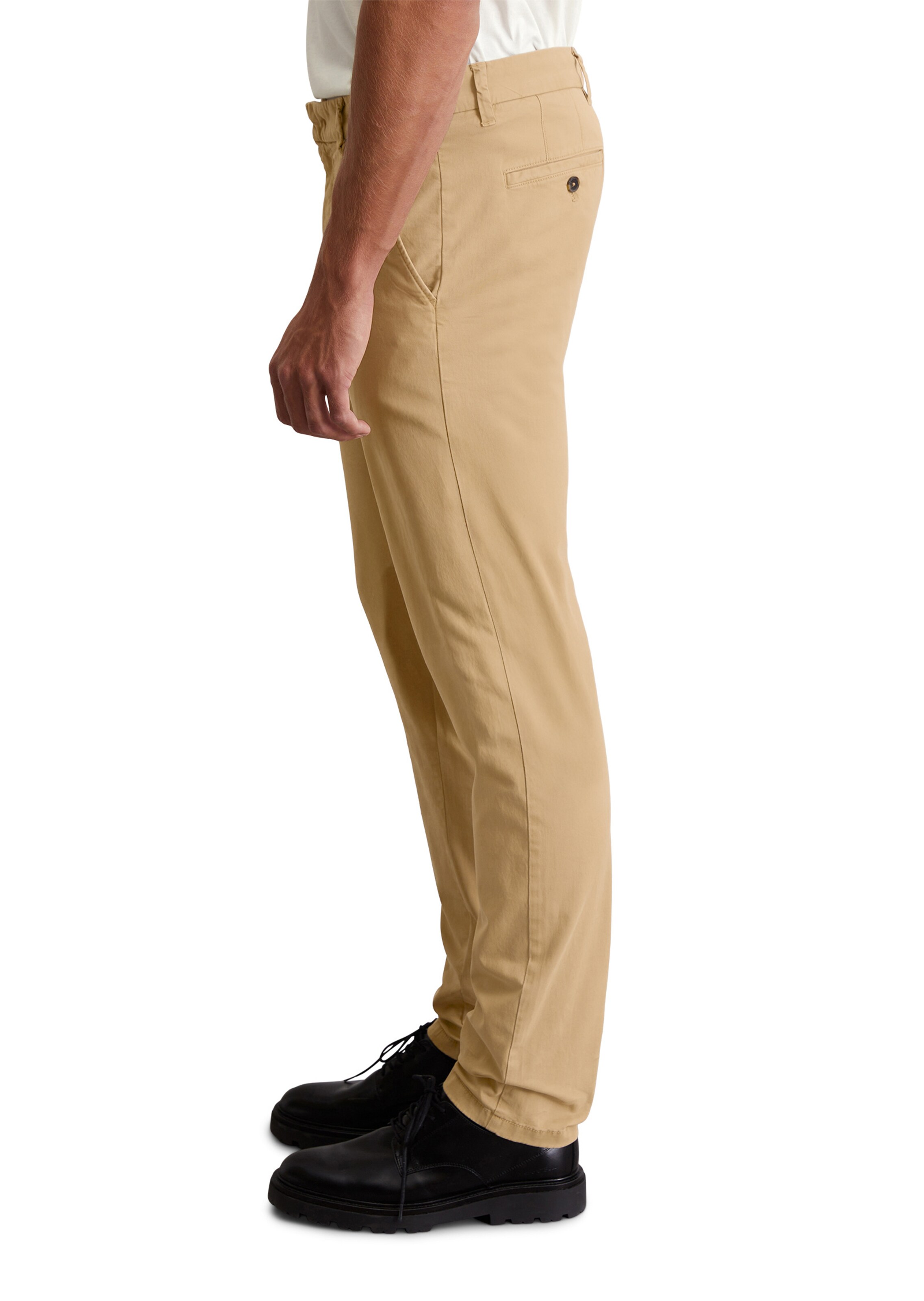 Marc O'Polo Tapered Chino trousers 'Osby' in Beige