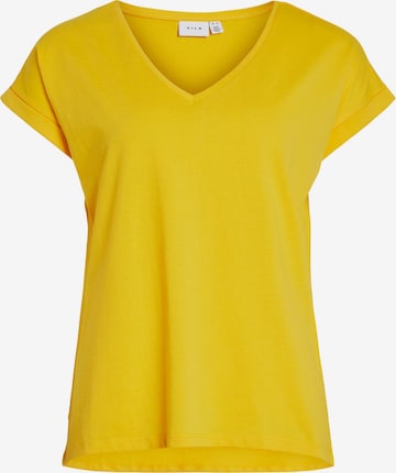 VILA Shirt 'DREAMERS' in Yellow: front