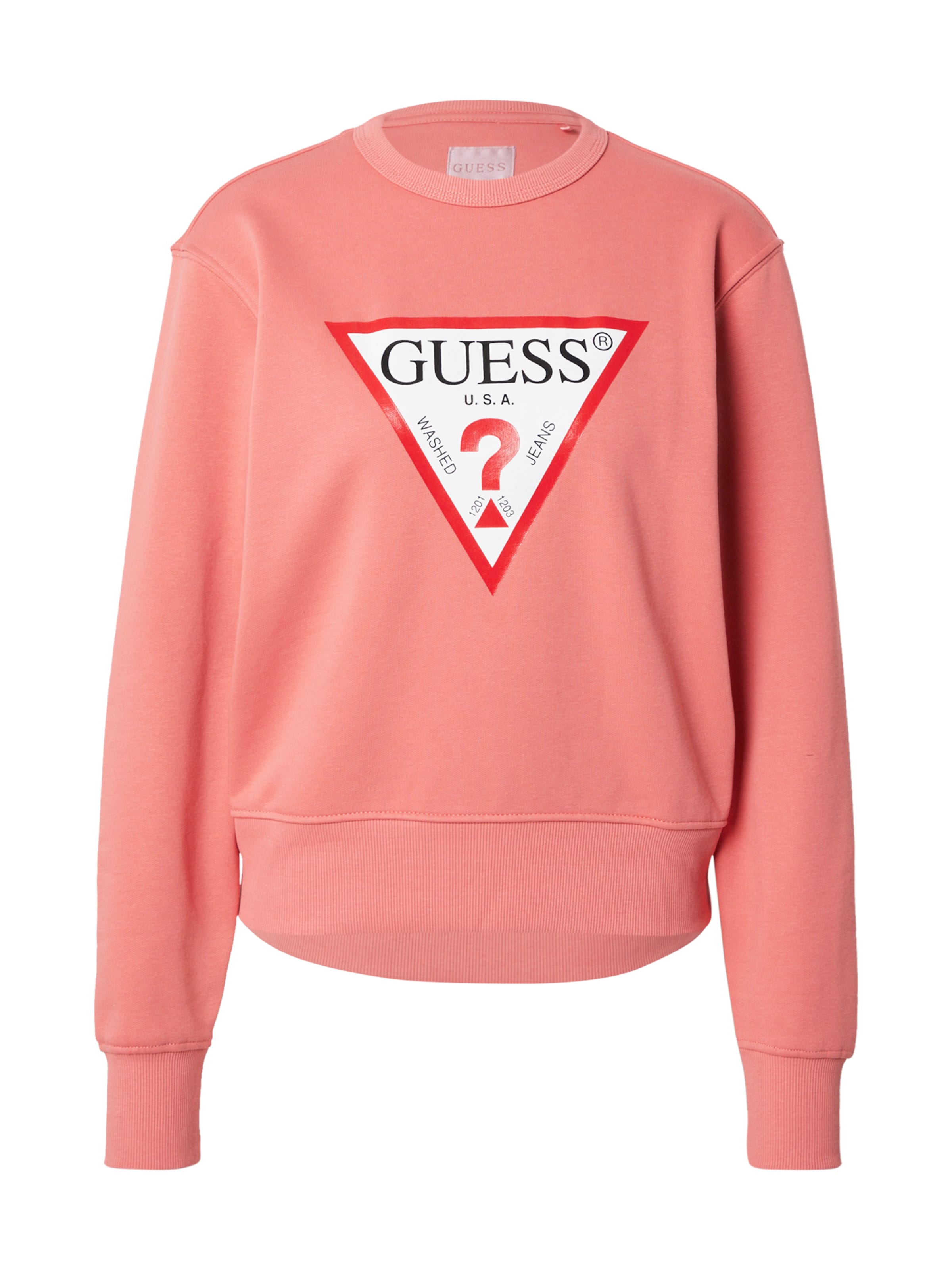 GUESS Sweatshirt in Pink: front
