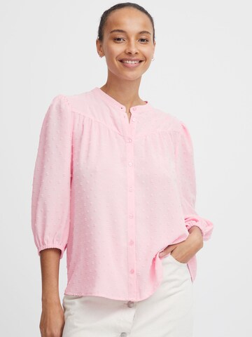 Camicia da donna 'Goodie' di b.young in rosa: frontale