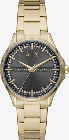 ARMANI EXCHANGE Analoguhr in Gold: predná strana