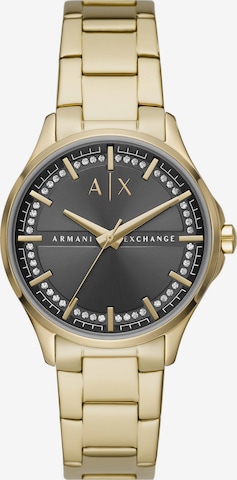 ARMANI EXCHANGE Analoguhr in Gold: predná strana