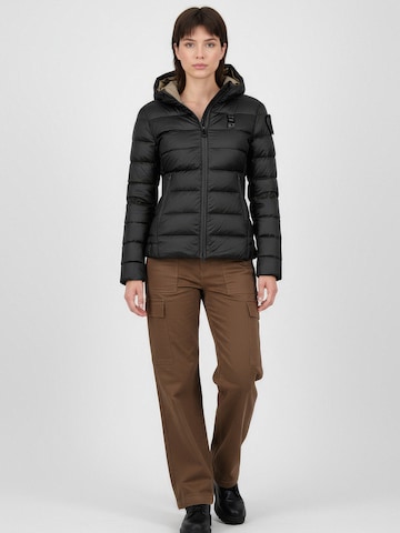 Blauer Winterjas 'Charme' in Zwart