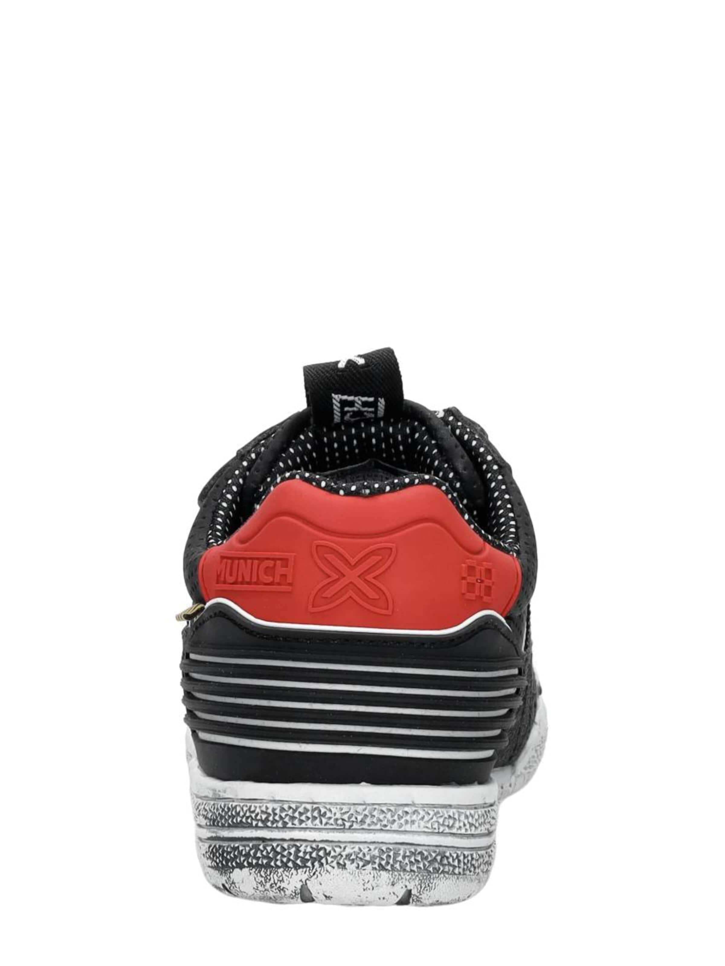 MUNICH Sneakers 'Klittenband Laag' in Zwart