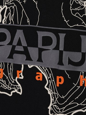 NAPAPIJRI Sweatshirt in Schwarz