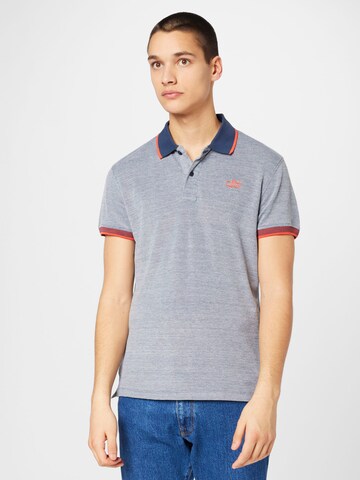 BLEND Poloshirt in Blau: predná strana