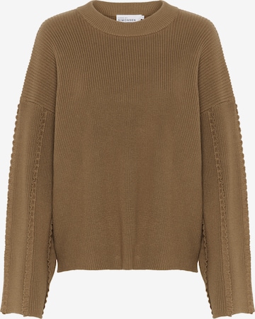 KAREN BY SIMONSEN Trui 'Thit' in Beige: voorkant