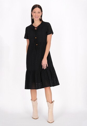 Usha - Vestido em preto