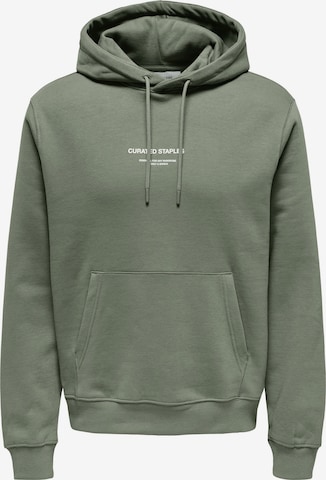 Only & SonsSweater majica 'ONSCURATED' - siva boja: prednji dio