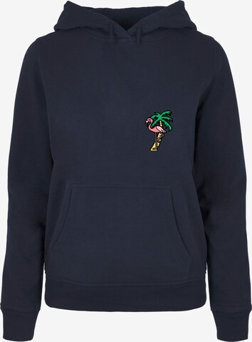 Mister Tee Sweatshirt 'Flamingo' in Blau: predná strana