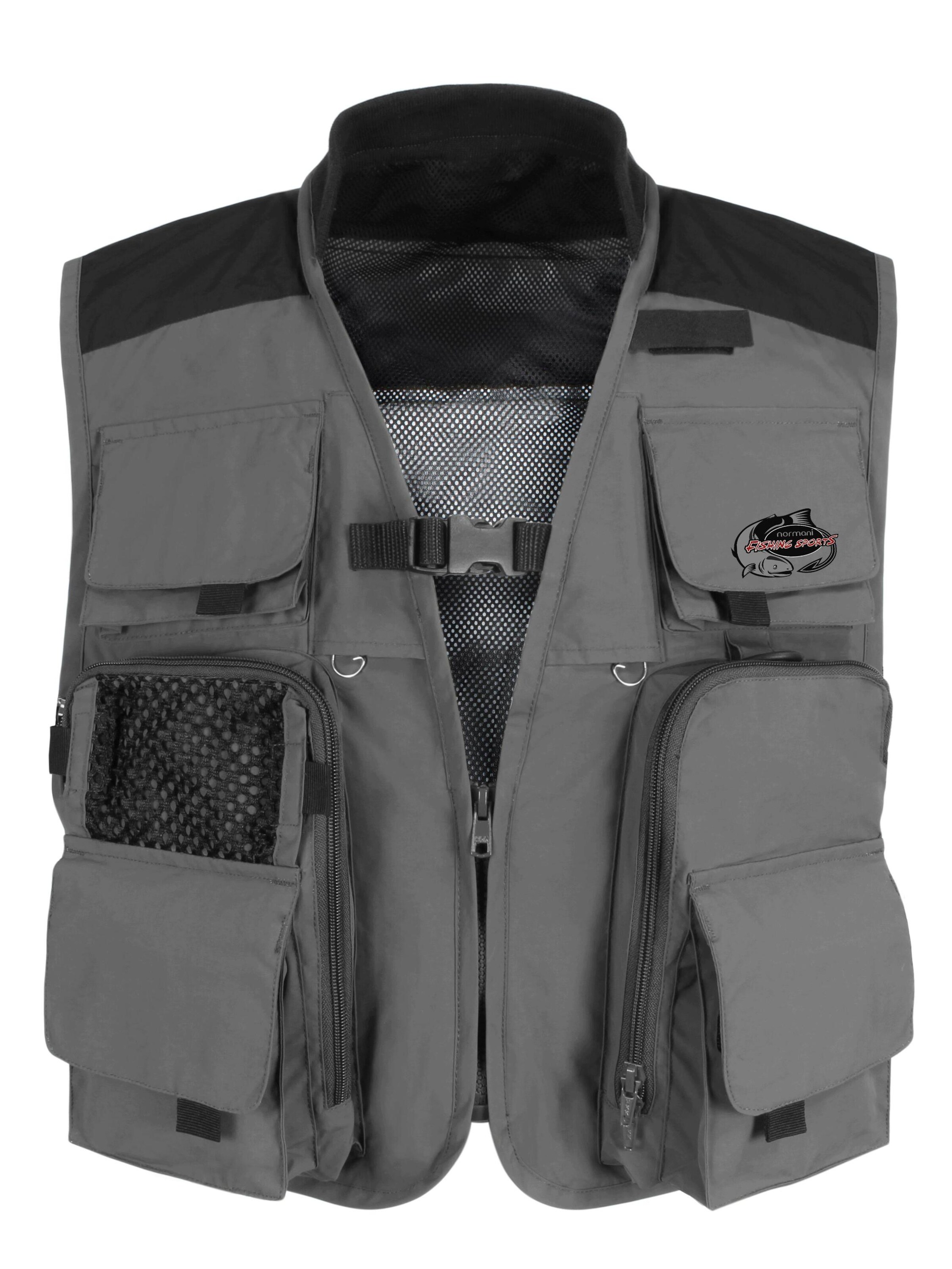 normani Sports vest ' Manta ' in Grey: front