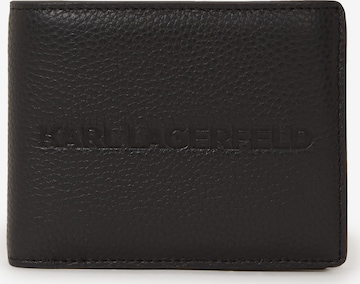 Karl Lagerfeld Denarnica 'Essential' | črna barva: sprednja stran