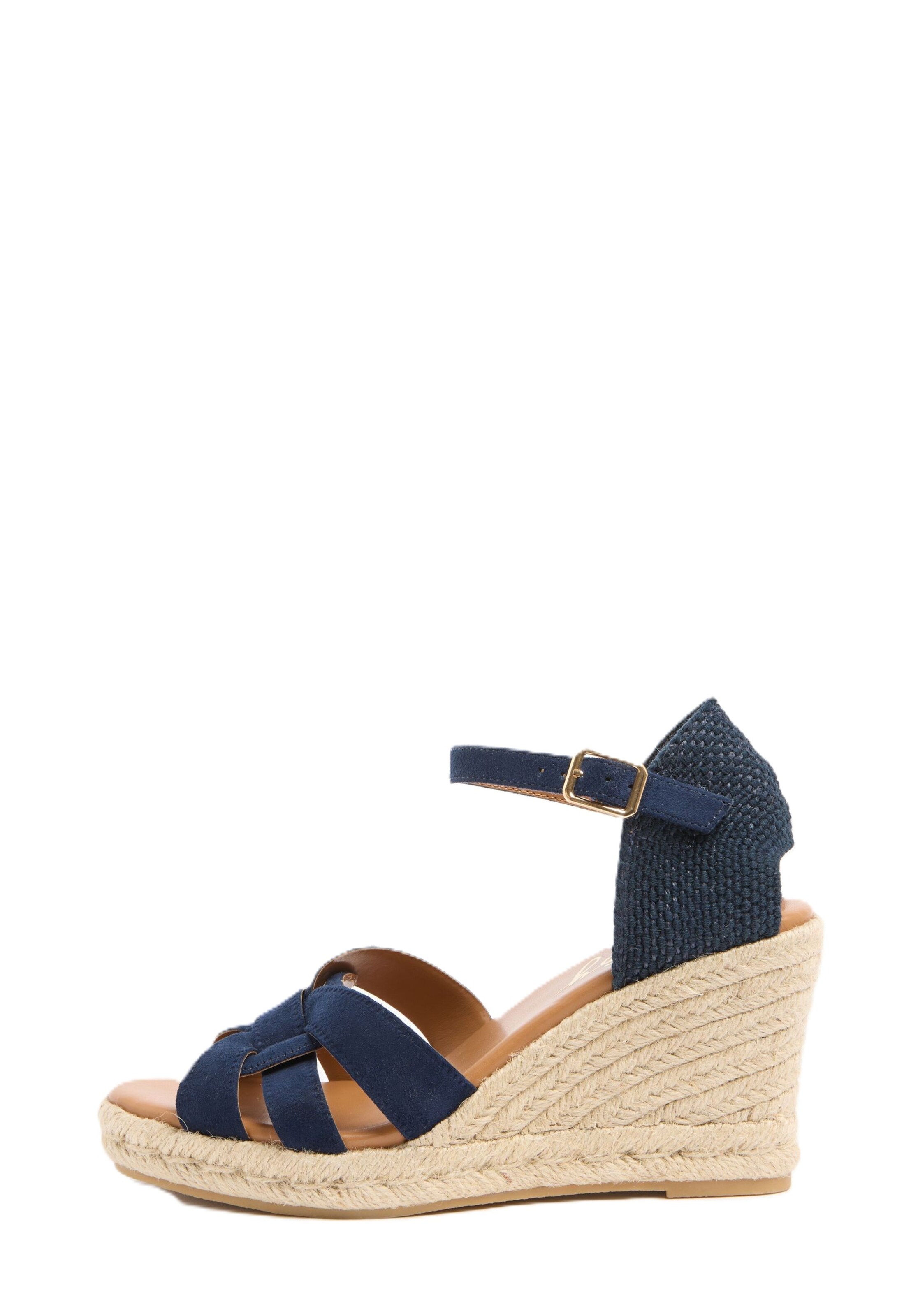 Lipsy Sandále - Modrá: predná strana