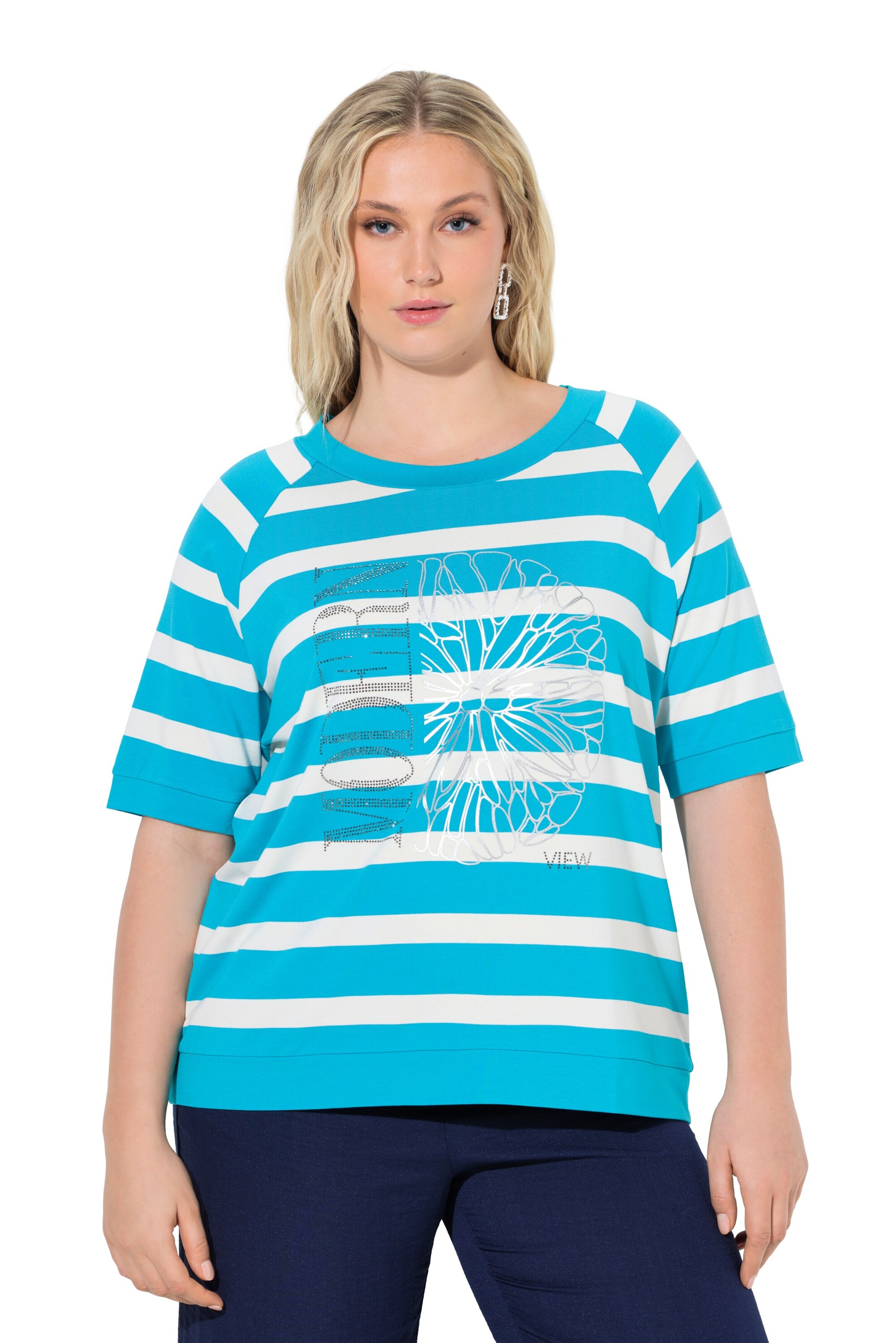Ulla Popken Shirt in Blue: front