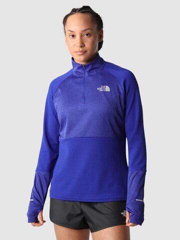 THE NORTH FACE - Camiseta funcional en azul: frente