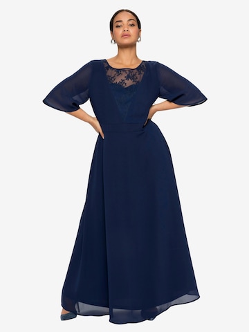 SHEEGO Abendkleid in Blau: predná strana