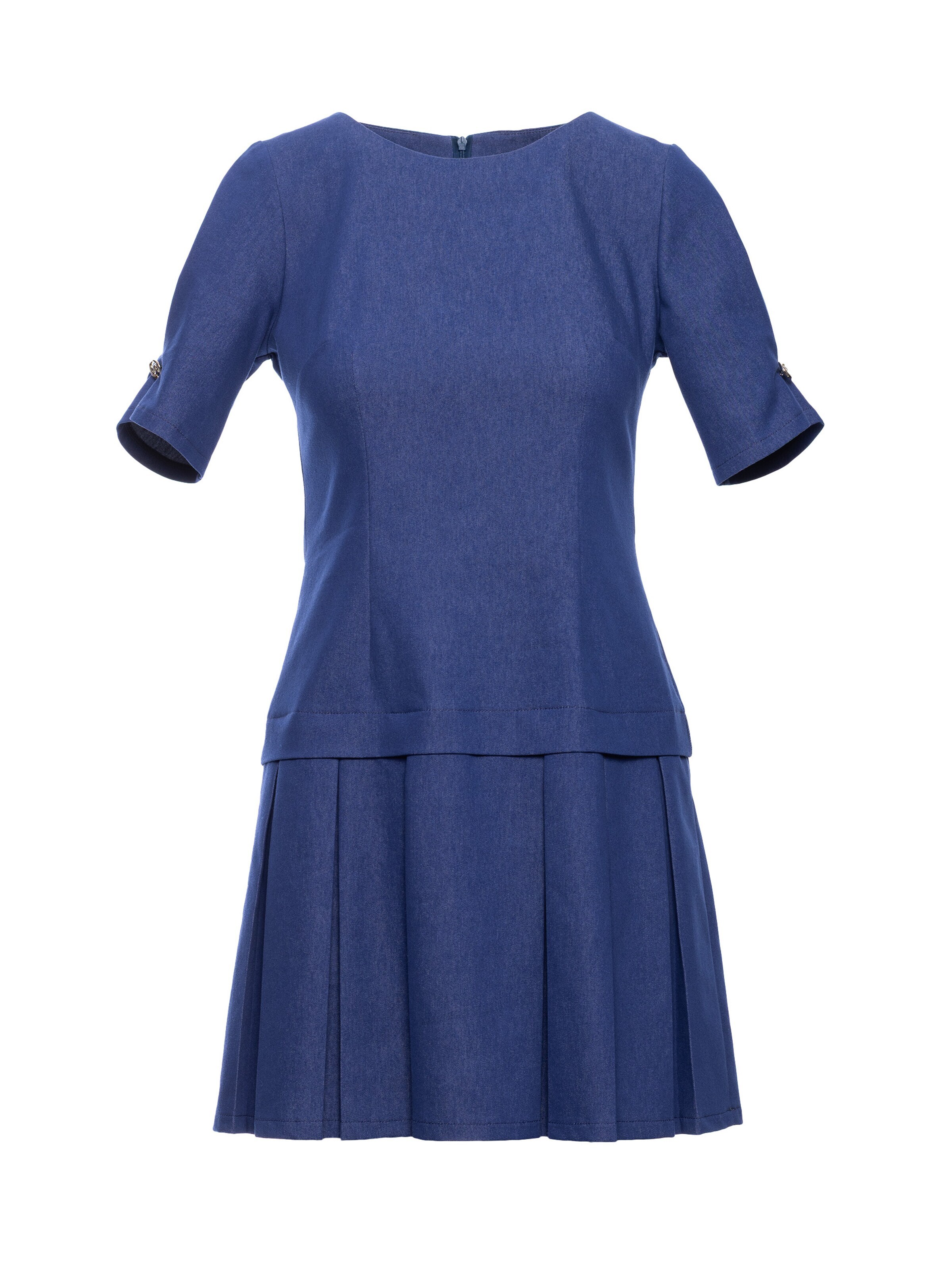 Rochie de la made of emotion pe albastru: față