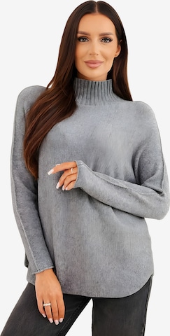 Lumera Pullover in Grau: Vorderseite