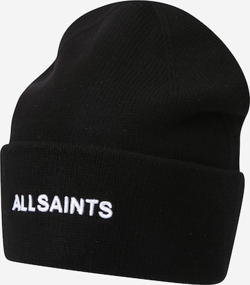 AllSaints Mütze in Schwarz: predná strana